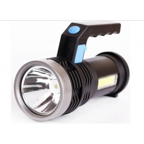 Фонарь LED53765 аккум 4В, 3Вт, черный, 4 режима, USB, бокс са Camelion